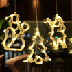 Obrázek z Vánoční LED dekorace s přísavkou - anděl 