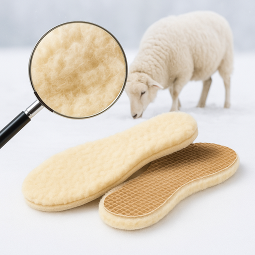 Obrázek z Vložky do bot z ovčí vlny - odstřihávací velikost 36 - 46 