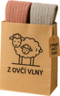 Obrázek z Pánské ponožky z ovčí vlny - sada 3 párů, extra silné a hřejivé 